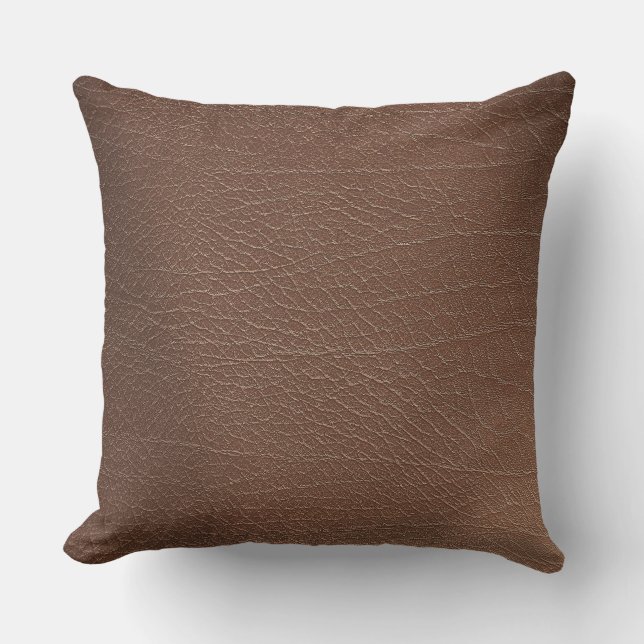 Almofada Tecido de tartaruga  Crocodilo de couro azul (Frente)