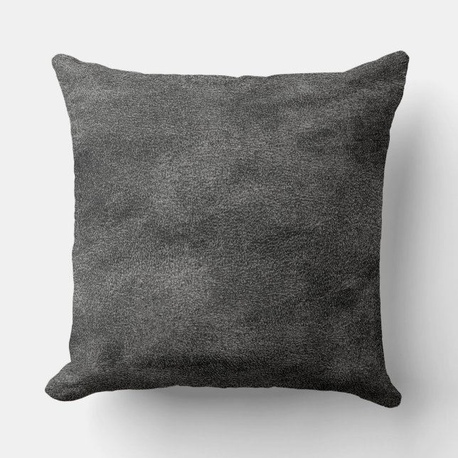 Almofada Tecido de tartaruga  Crocodilo de couro azul (Frente)