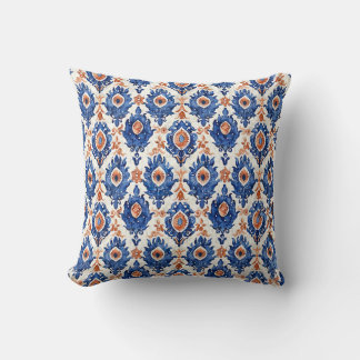 Almofada Tecido Padrão Ikat