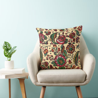 Almofada Tecido Vintage Indian Cotton Chintz