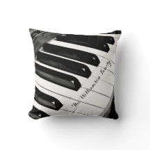 Teclas Piano Personalizadas de Música Preta e Bran