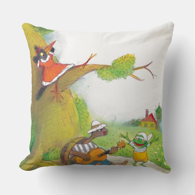 Almofada Ted, Ed e Caroll o piquenique 1 (Frente)