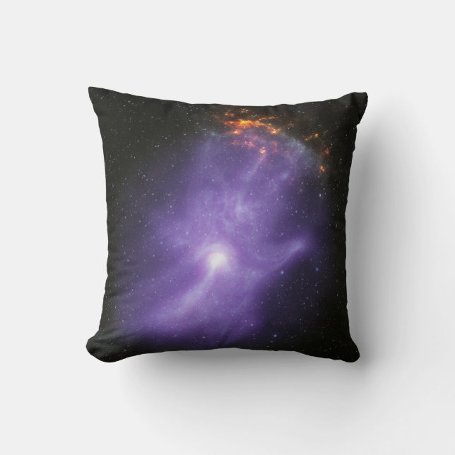 Almofada Telescópios de raios X - Mão Cosmica Fantástica (Frente)