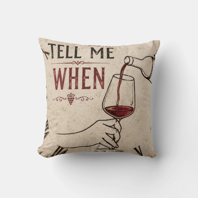 Almofada Tell Me When Win (Frente)
