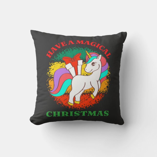 Almofada tem um natal mágico (Frente)