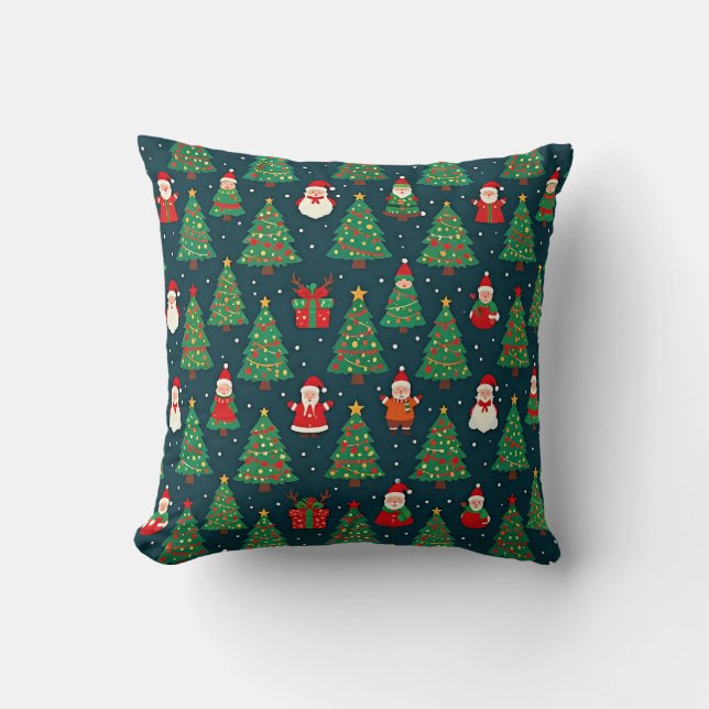 Almofada Tema de Férias de Natal (Frente)