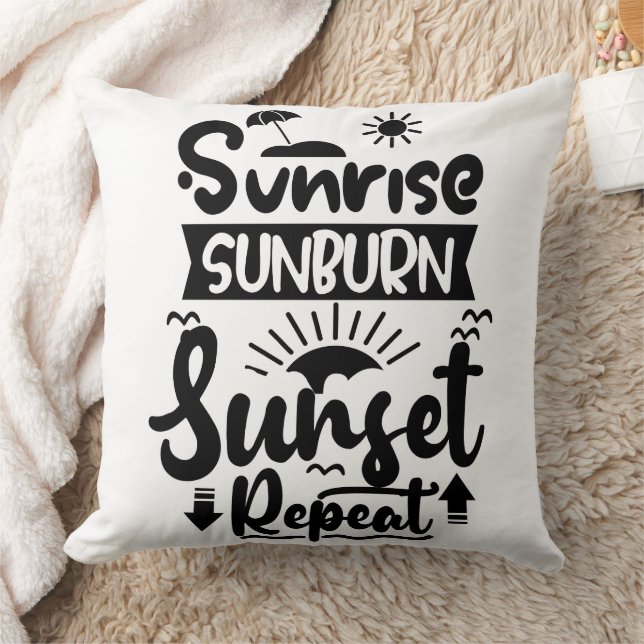 Almofada Tema de Férias de Verão (Cobertor)