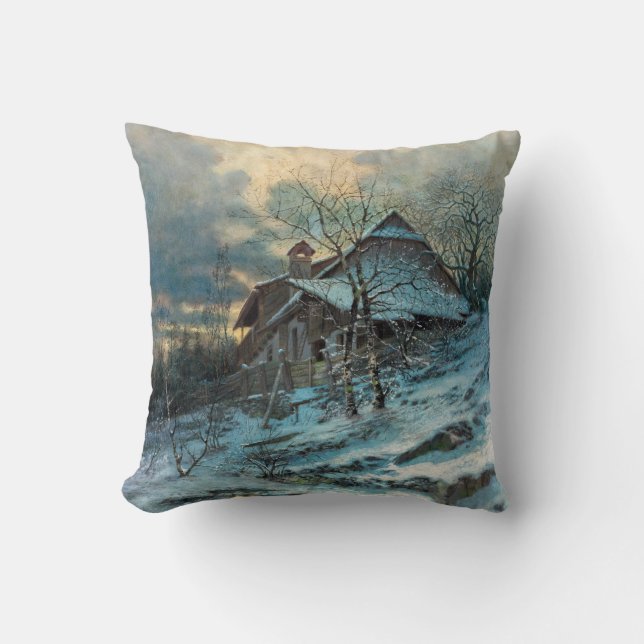 Almofada Tema de Inverno por Angyal Vojtech (Frente)