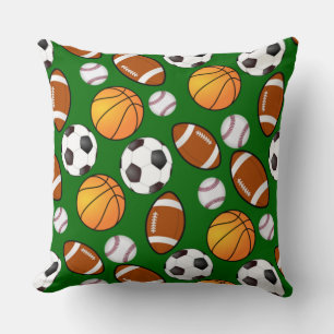Almofada Tema do futebol basebol