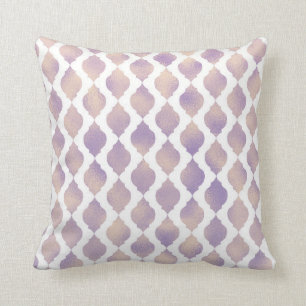 Almofada Tema Indiano Glam Marroquino Árabe Dourado Roxo