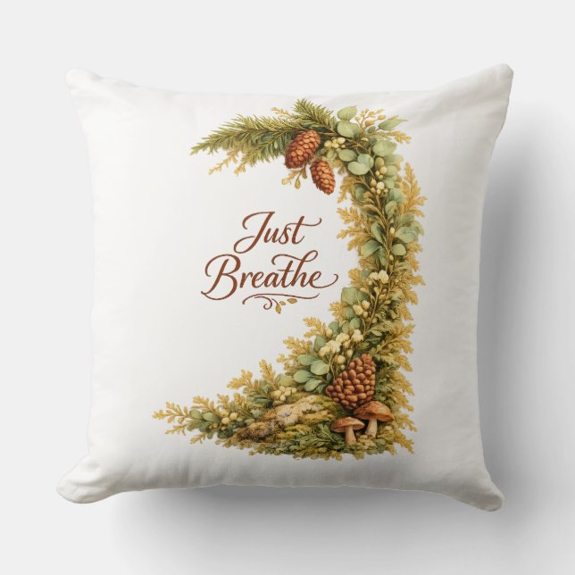 Almofada Tema Just Breathe  (Frente)
