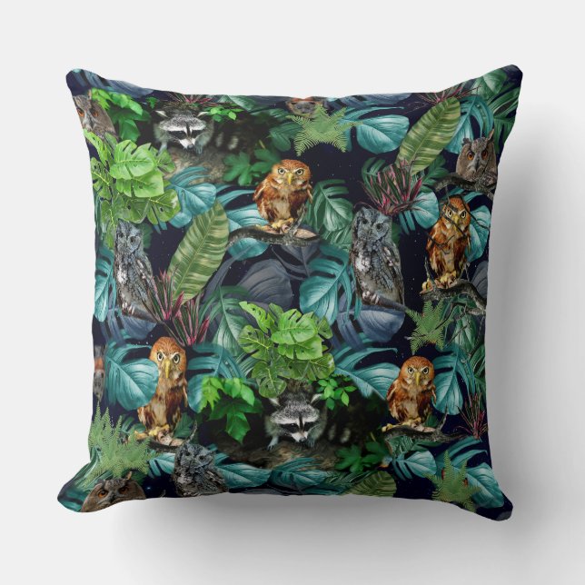 Almofada Temas de celebração de festas ao vivo da noite (Frente)