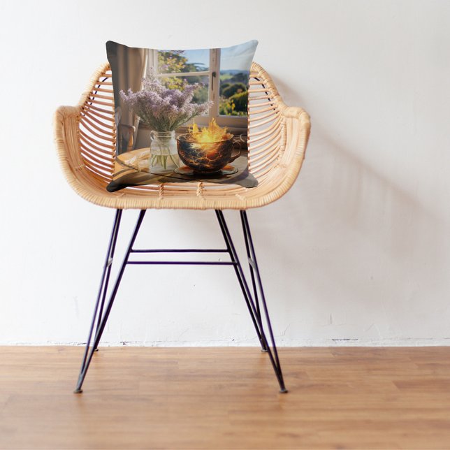 Almofada Tempestade em uma xícara de chá (Criador carregado)