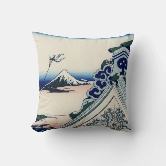 Almofada Templo de Asakusa Honganji na capital oriental (Frente)