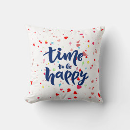 Almofada Tempo para uma Tipografia Feliz