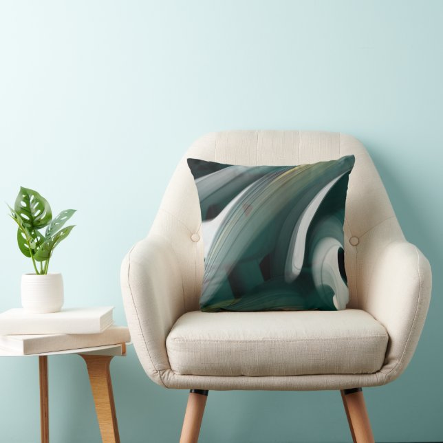 Almofada Tendência Abstrata de Travesseiro Decoração Interi (Cadeira)