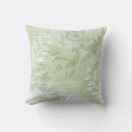 Almofada Tendência Moderna Floral Botânica Abstrata