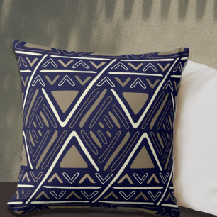 Almofada Tendy Boho Lama Marinho Padrão Azul