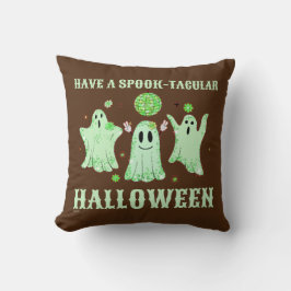 Almofada TENHA UM fantasma engraçado SPOOK TACULAR HALLOWEE