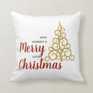Almofada Tenha você mesmo um alegre pouco Natal