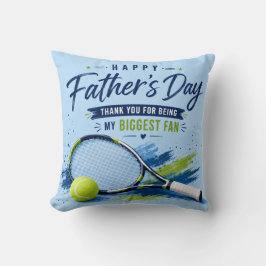 Almofada Tenis Dia dos Pais para Papai Aquarela Azul