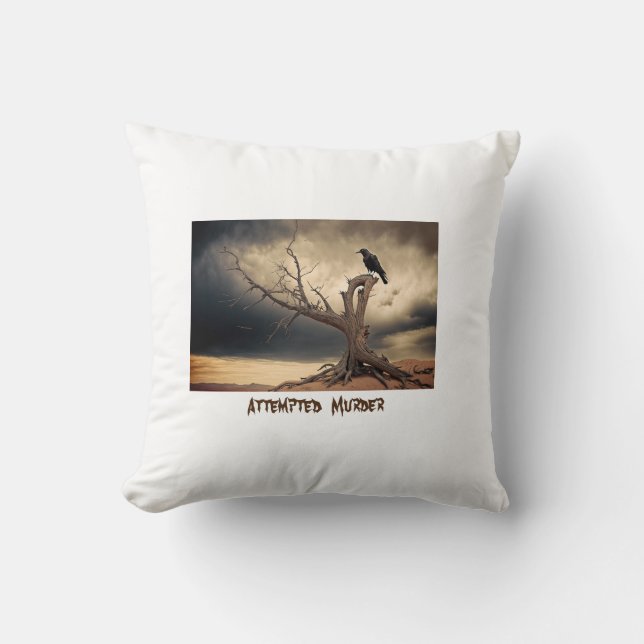 Almofada Tentativa de assassinato (Frente)