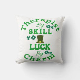 Almofada Terapista por Skill, Sorte de Charm St Patricks