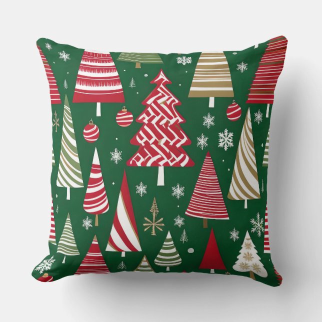 almofada terra da árvore de natal (Frente)