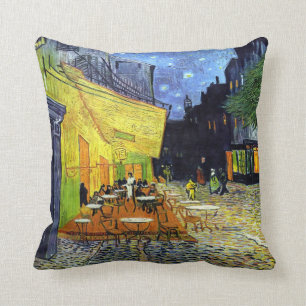 Almofada Terraço do café na noite por Vincent van Gogh 18