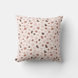 Almofada Terraço Orgânico Moderno | Mosaico de Pedra Abstra