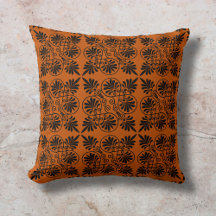 Terracotta Black Ancient Grego Meander Patterno