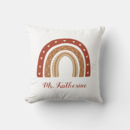 Almofada Terracotta Boho Rainbow Obrigado Presente