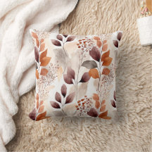 Terracotta e Folhas de Quedas de Borgonha | Boho A