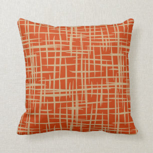 Almofada terracotta retro do travesseiro decorativo do