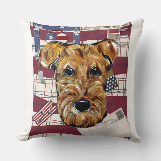 ALMOFADA TERRIER AIREDALE (Frente)