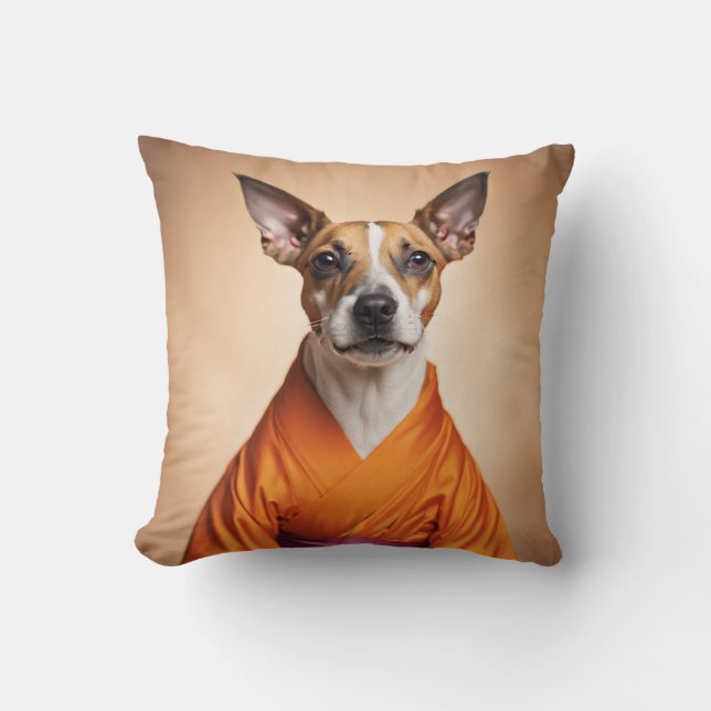 Almofada Terrier Budista Brasileiro (Frente)