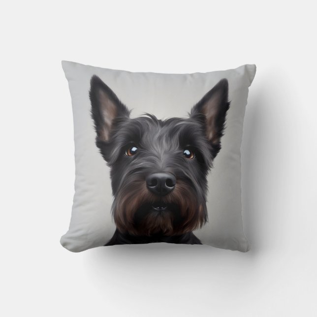 Almofada Terrier escocês (Frente)