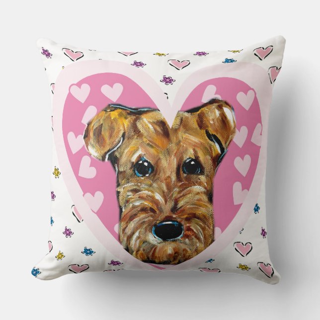 ALMOFADA TERRIERS AIREDALE (Frente)