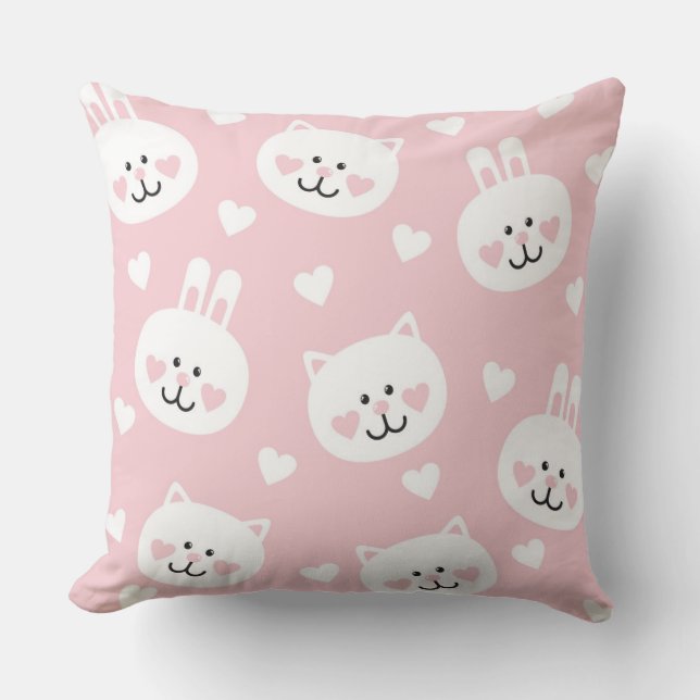 Almofada Teste padrão 2 do amor (Frente)