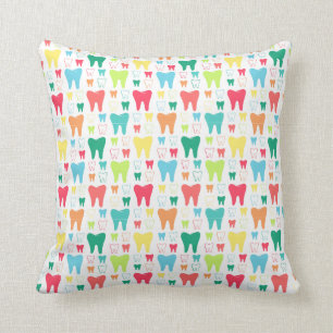 Almofada Teste padrão colorido dos dentes