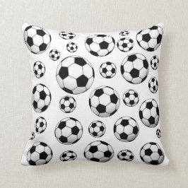Almofada Teste padrão da bola de futebol