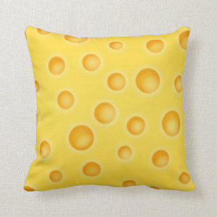 Almofada Teste padrão da textura de Cheezy do queijo suí