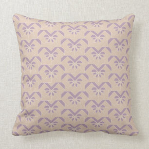 Almofada Teste padrão de cabeça para baixo da lavanda