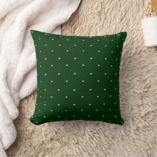 Almofada Teste padrão de Forest Green