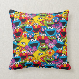 Almofada Teste padrão do grupo do Sesame Street