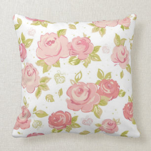 Almofada Teste padrão do papel de parede da elegância dos