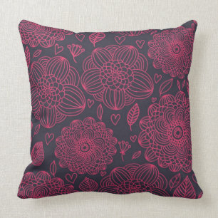 Almofada Teste padrão floral