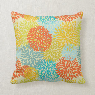 Almofada Teste padrão floral 3