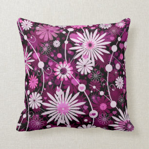 Almofada Teste padrão floral dos namorados