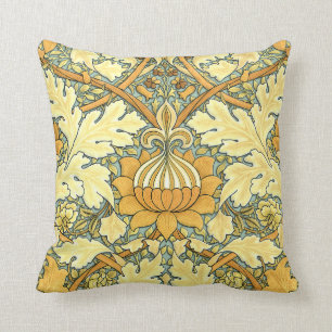 Almofada Teste padrão floral rico de William Morris